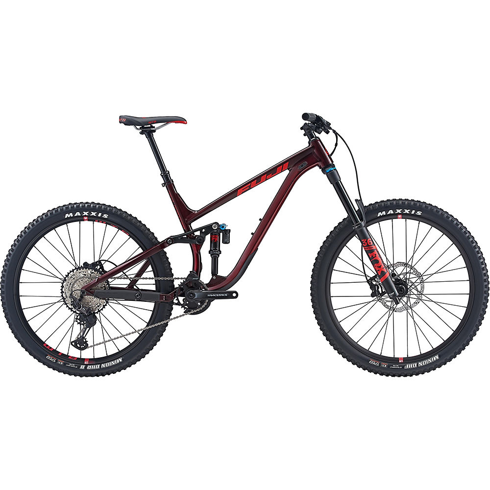 Fuji Auric LT 27.5 1.3 Full Suspension Bike 2020 - Dark Maroon - 43cm (17)