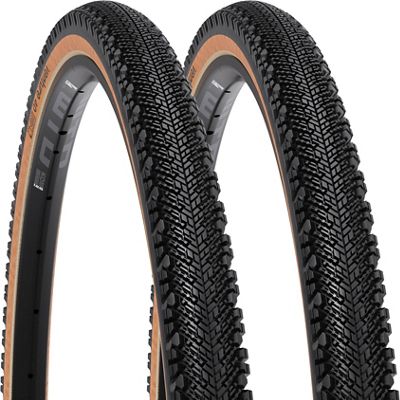 WTB Venture TCS Tan Gravel Tyres (Pair) - Black - 700c}, Black