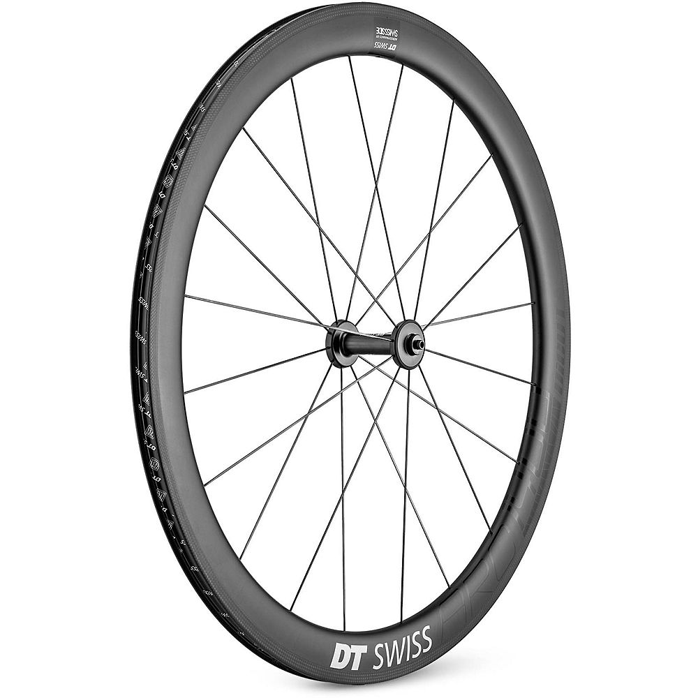 DT Swiss Arc 1400 Dicut 48mm Front Wheel 2020 - Carbone - 100mm