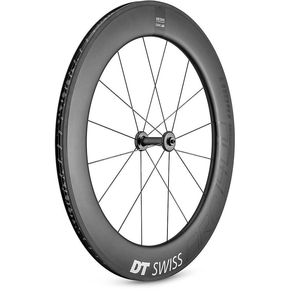DT Swiss Arc 1400 Dicut 80mm Front Wheel 2020 - Carbone - 100mm