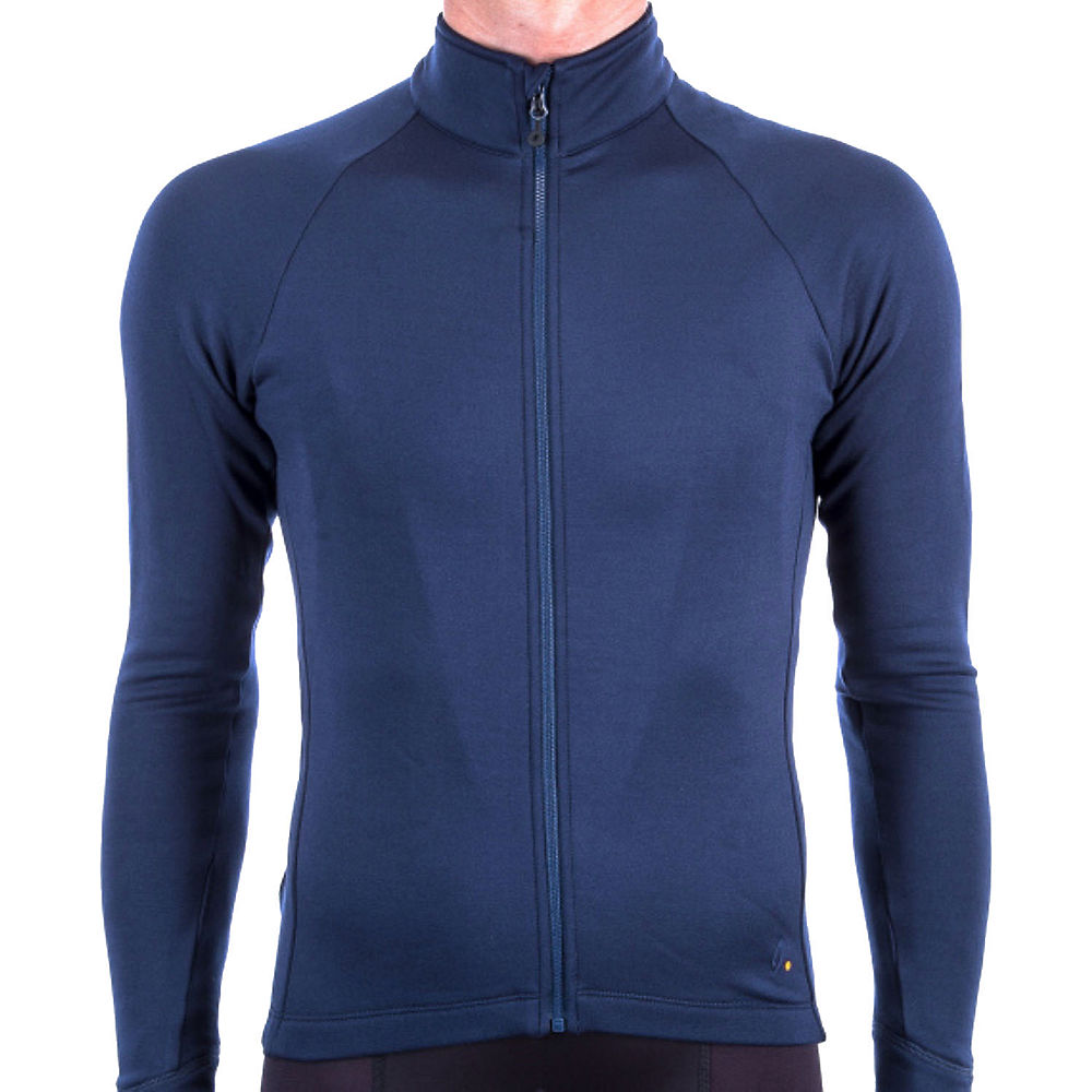Isadore Thermerino Long Sleeve Jersey 2.0 2019 - Bleu soirée - XXL, Bleu soirée