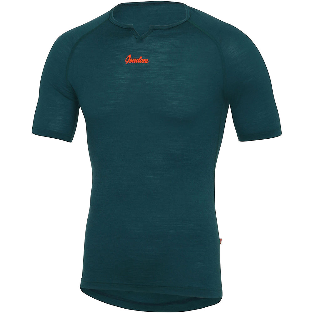 Isadore Merino Short Sleeve Base Layer 2019 - Atlantic Blue, Atlantic Blue