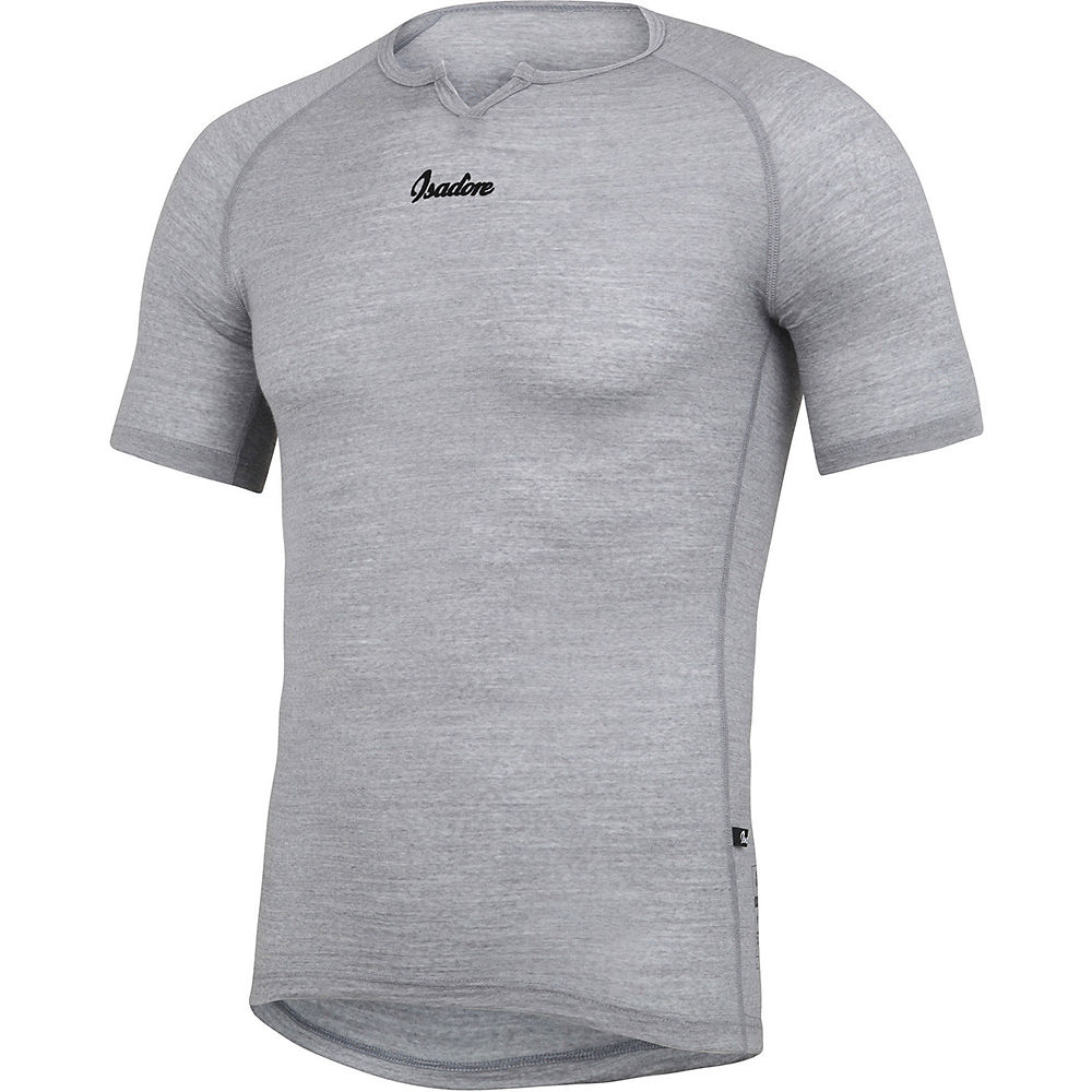 Isadore Merino Short Sleeve Base Layer 2019 - Gris - XXL, Gris