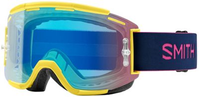 Smith Squad MTB Goggles Contrast Rose Lens - Citron-Indigo