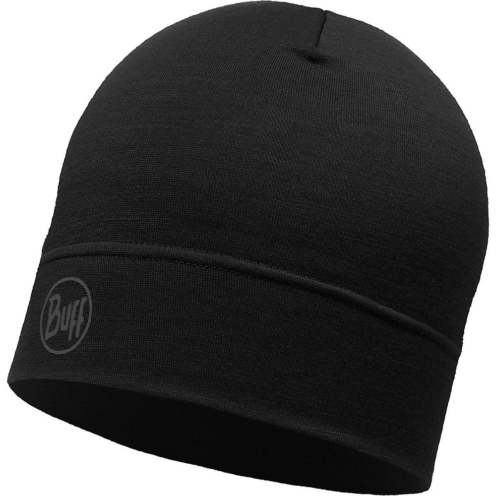 Image of Buff Lightweight Merino Wool Hat SS19 - Solid Black - One Size}, Solid Black