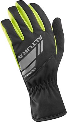 Altura Kids Nightvision 3 Waterproof Gloves  - Black-Hi-Viz Yellow - 10-12 Years, Black-Hi-Viz Yellow