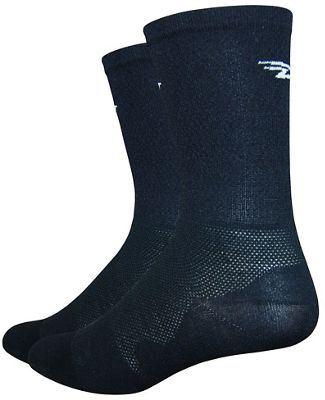 Defeet Leviator Lite 6" Socks - Black - M}, Black