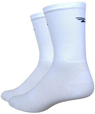 Defeet Leviator Lite 6 Socks - Blanc, Blanc
