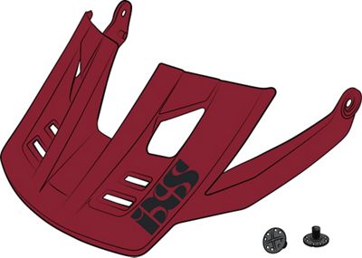 IXS Trigger FF Helmet Visor + Pins 2020 - Night Red - M/L