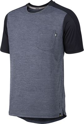IXS Kid's Flow Jersey - Graphite Black - M}, Graphite Black