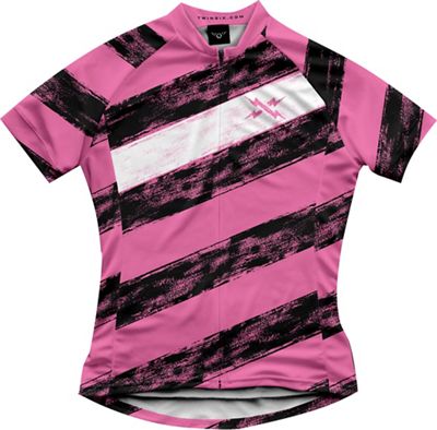 Twin Six Women's The Masher Short Sleeve Jersey - Rose - XL