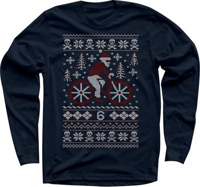 Twin Six Yule Tide Long Sleeve T-Shirt - Marine