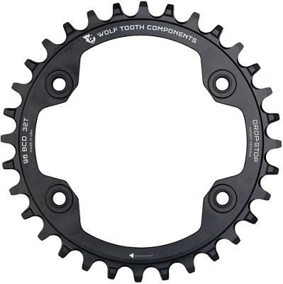 Wolf Tooth XTR M9000 Mountain Bike Chain Ring - Black - 4-Bolt, Black
