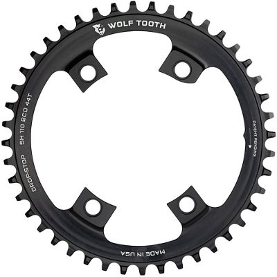 Wolf Tooth 110 BCD Chainring - Noir - 4-Bolt, Noir