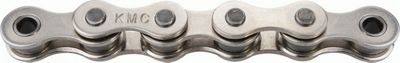 KMC B1 Single Speed Chain - Argent - Wide - 112 Links, Argent