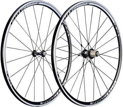 Pro-Lite Bracciano A27 Alloy Road Wheelset - Noir - Blanc - Shimano