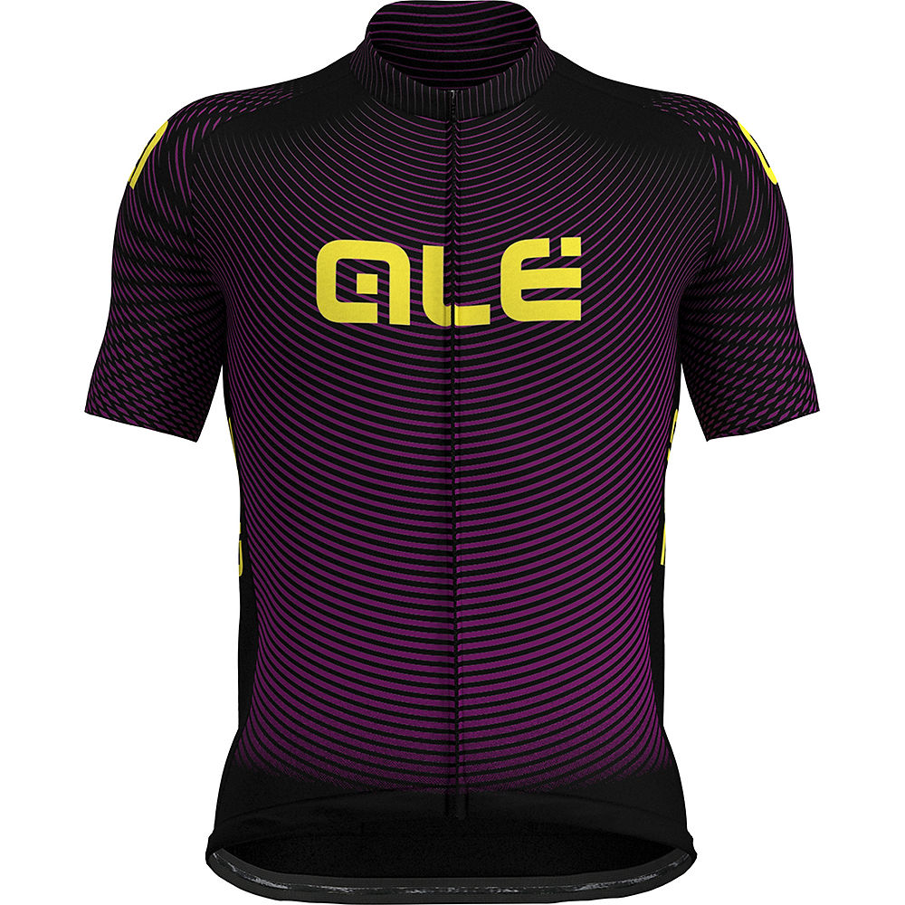 Alé Prime Short Sleeve Purple Wave Jersey