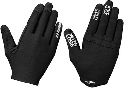 GripGrab Aerolite InsideGrip Long Finger Glove - Black - M}, Black