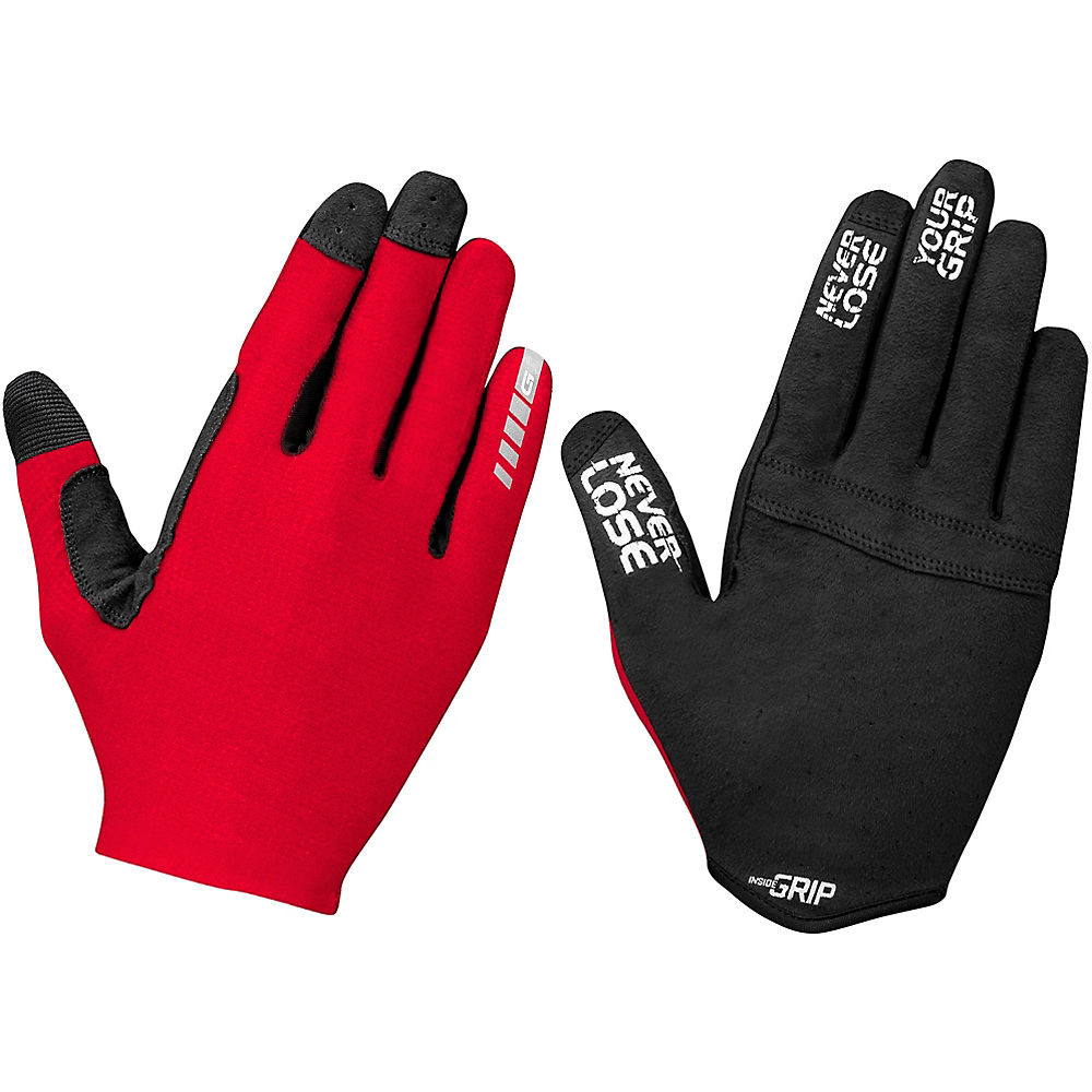 GripGrab Aerolite InsideGrip Long Finger Glove 2020 - Rouge, Rouge