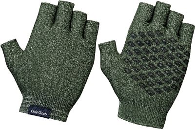 GripGrab Freedom Knitted Cycling Gloves - M/L - Olive