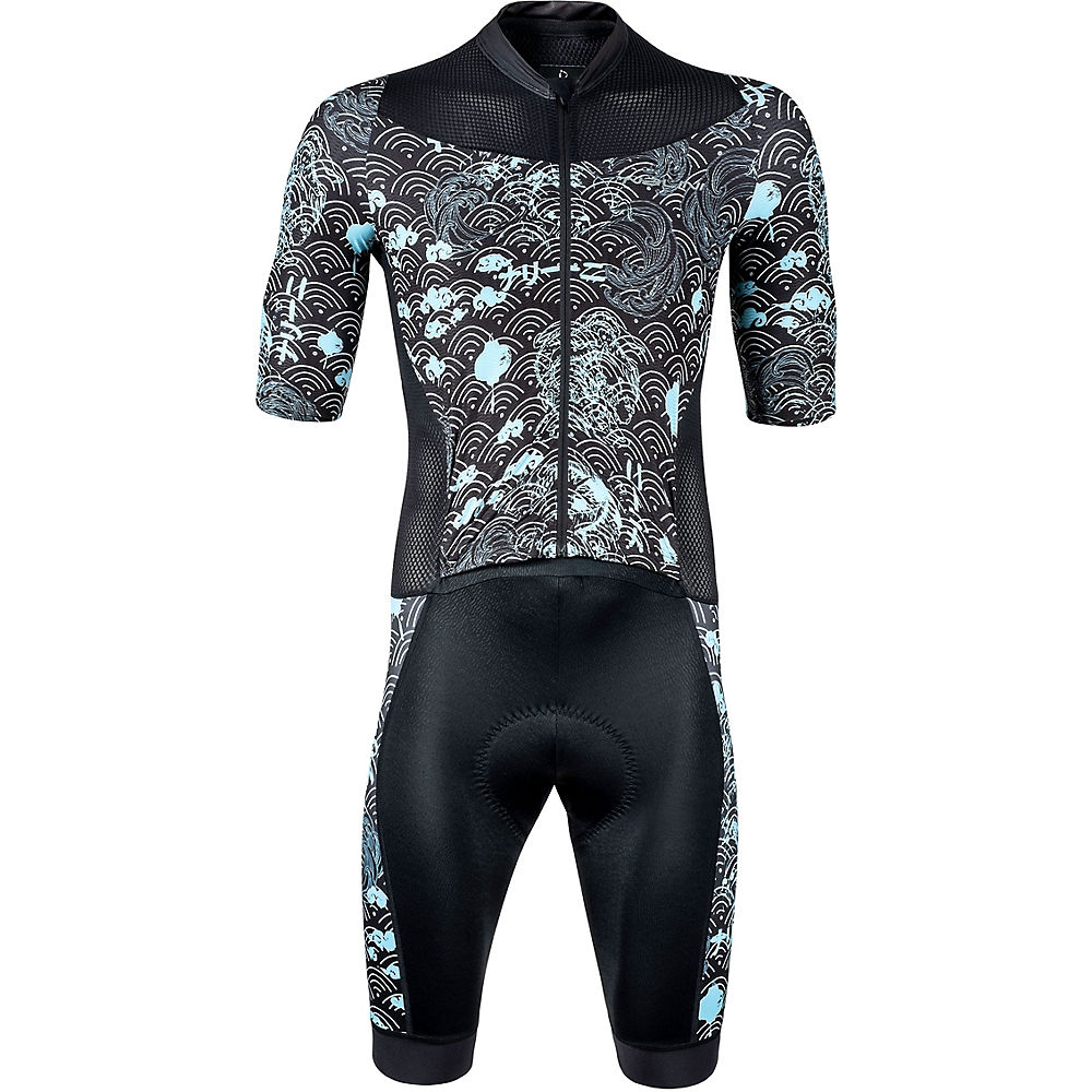 Nalini TOKYO 2020 Skin Suit - Noir/Bleu - XL, Noir/Bleu