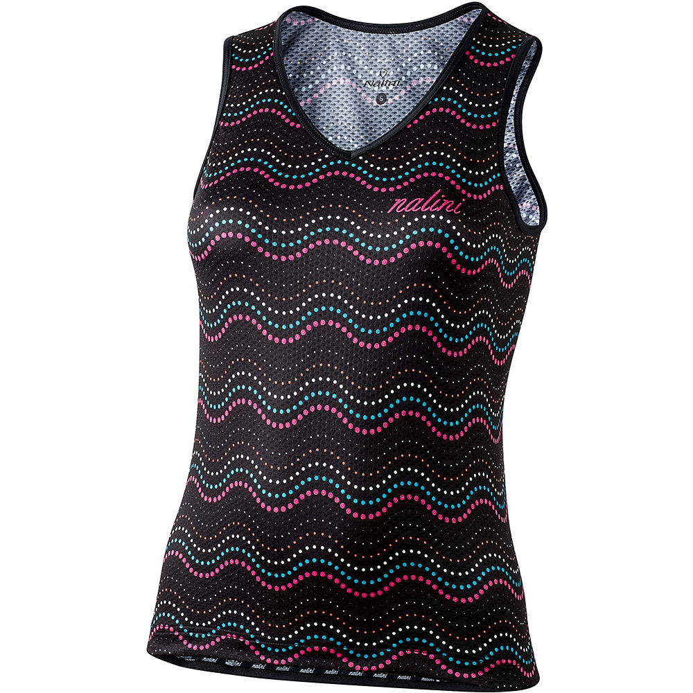 Nalini Women's CALGARY 1988 Sleeveless Jersey - Black Ondine, Black Ondine