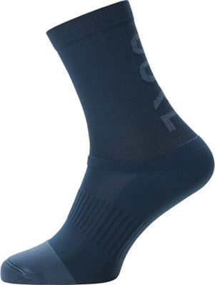 Gore Wear M Mid Brand Socks - Deep Water Blue, Deep Water Blue