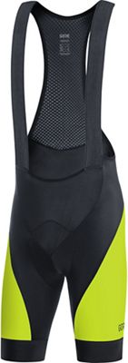 Gore Wear C3 Bib Shorts+  - black-citrus green, black-citrus green