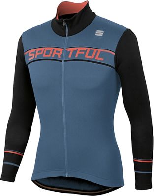 Sportful Giro Thermal Jersey - Blue Stellar-Black