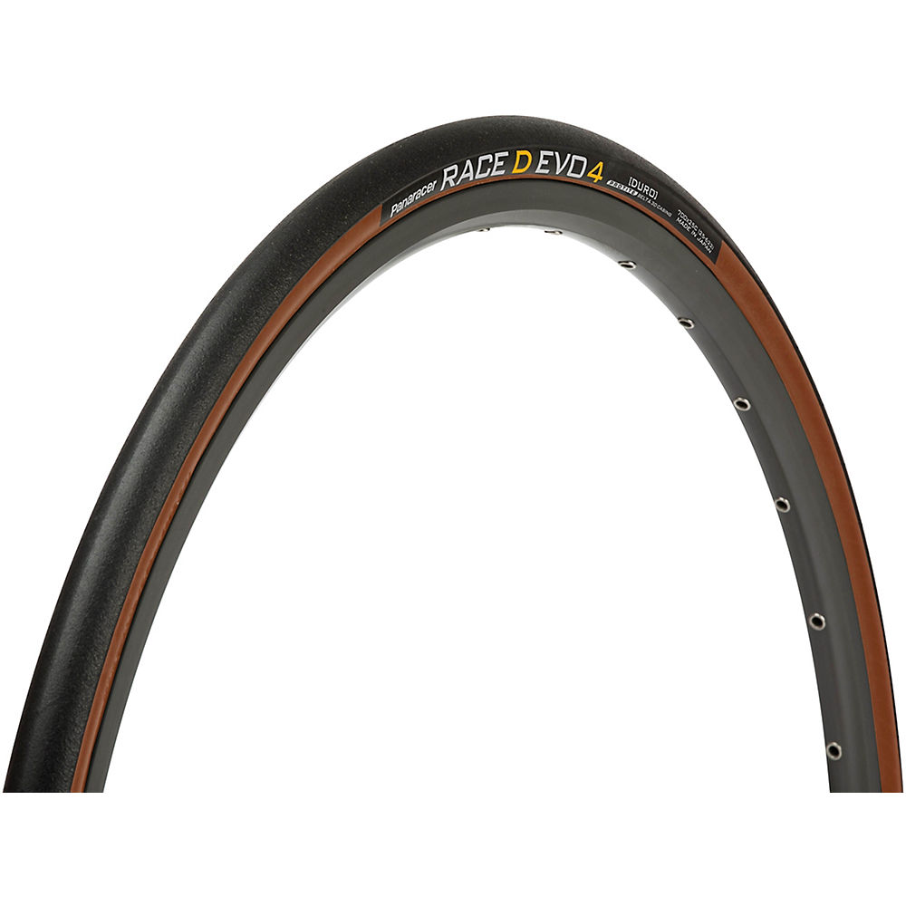 Pneu de route Panaracer Race D Evo 4 - Noir - Marron - 700c, Noir - Marron
