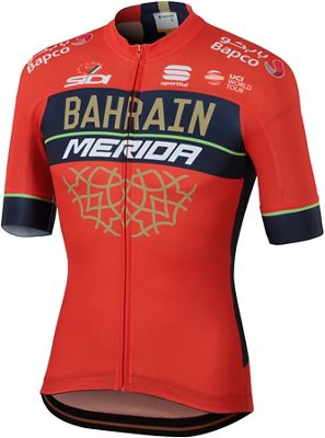 Sportful Vahrain-Merida 2018 Bodyfit Team Jersey - Rouge - XL