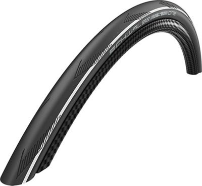 Schwalbe One Performance RaceGuard Folding Tyre - Black - White - 700c}, Black - White