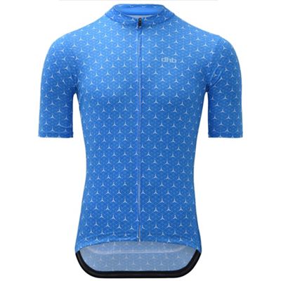 dhb Blok Short Sleeve Jersey - Delta - Blue-White - M}, Blue-White