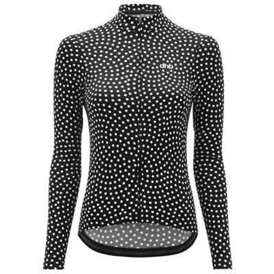 dhb Moda Womens Long Sleeve Jersey - Kyoto - Noir - blanc - UK 18