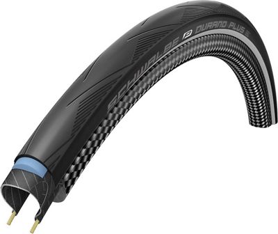 Schwalbe Durano Plus TwinSkin Folding Tyre - Black - Reflex - 700c}, Black - Reflex