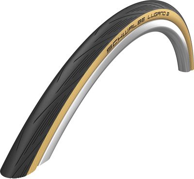 Schwalbe Lugano II K-Guard Wire Road Tyre - Black - Skinwall - 700c}, Black - Skinwall