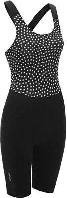 dhb Moda Womens High Cut Bib Shorts - Kyoto  - nero - bianco - UK 16, nero - bianco