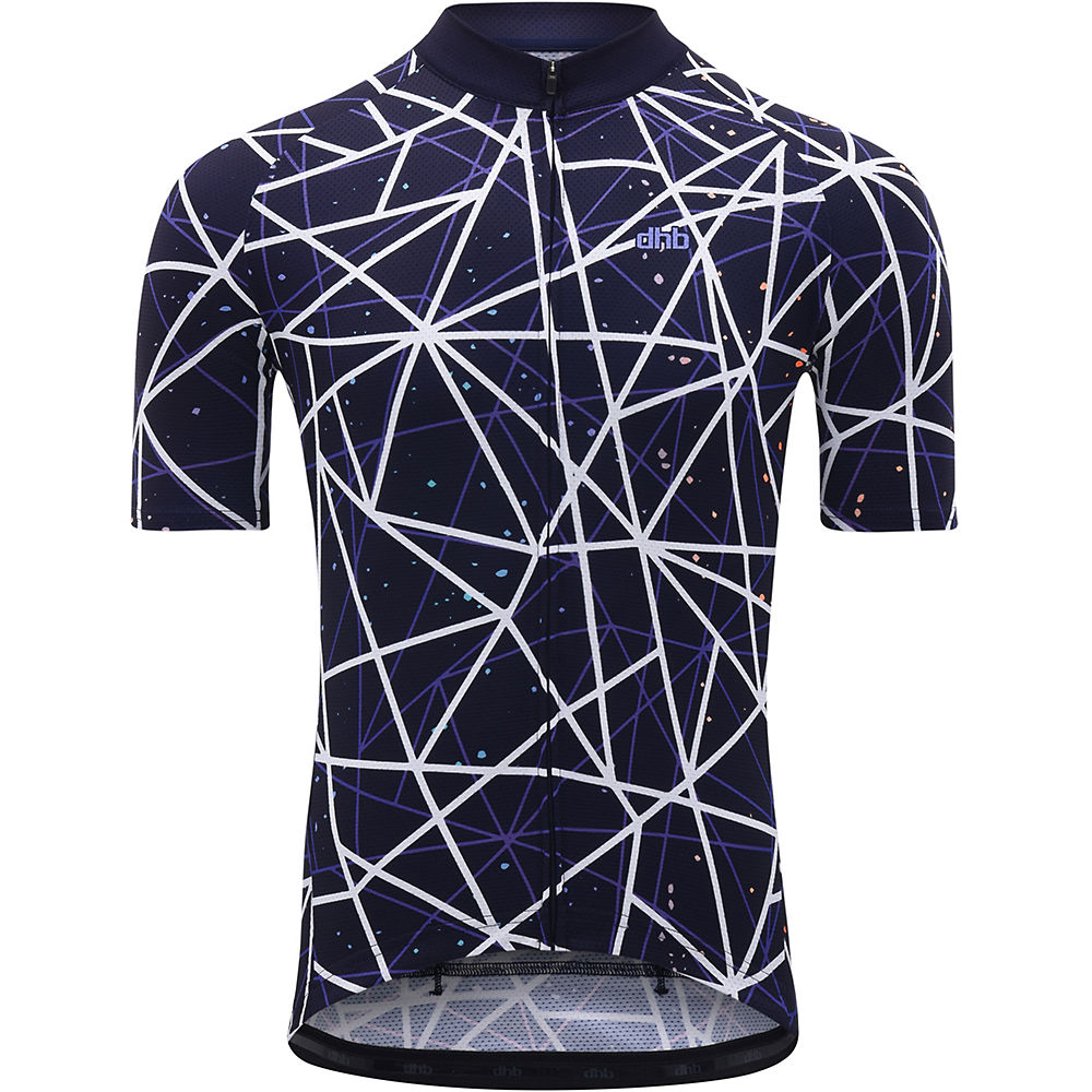 dhb Blok Ltd Edition Jersey - Intersection - Bleu marine/Blanc