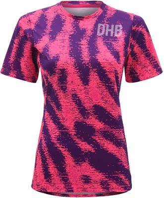 dhb MTB Womens Trail Jersey - Camo - Rose - UK 16