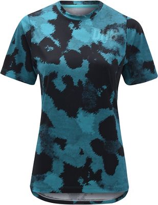 dhb MTB Womens Trail Jersey - Camo - Turquoise Camo - UK 10