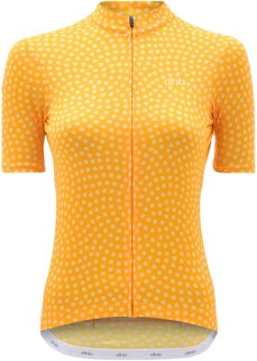 dhb Moda Womens Short Sleeve Jersey - Dahlia - Jaune - UK 8
