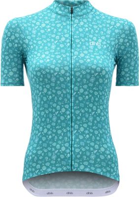 dhb Moda Womens Short Sleeve Jersey - Petal - Teal - UK 10