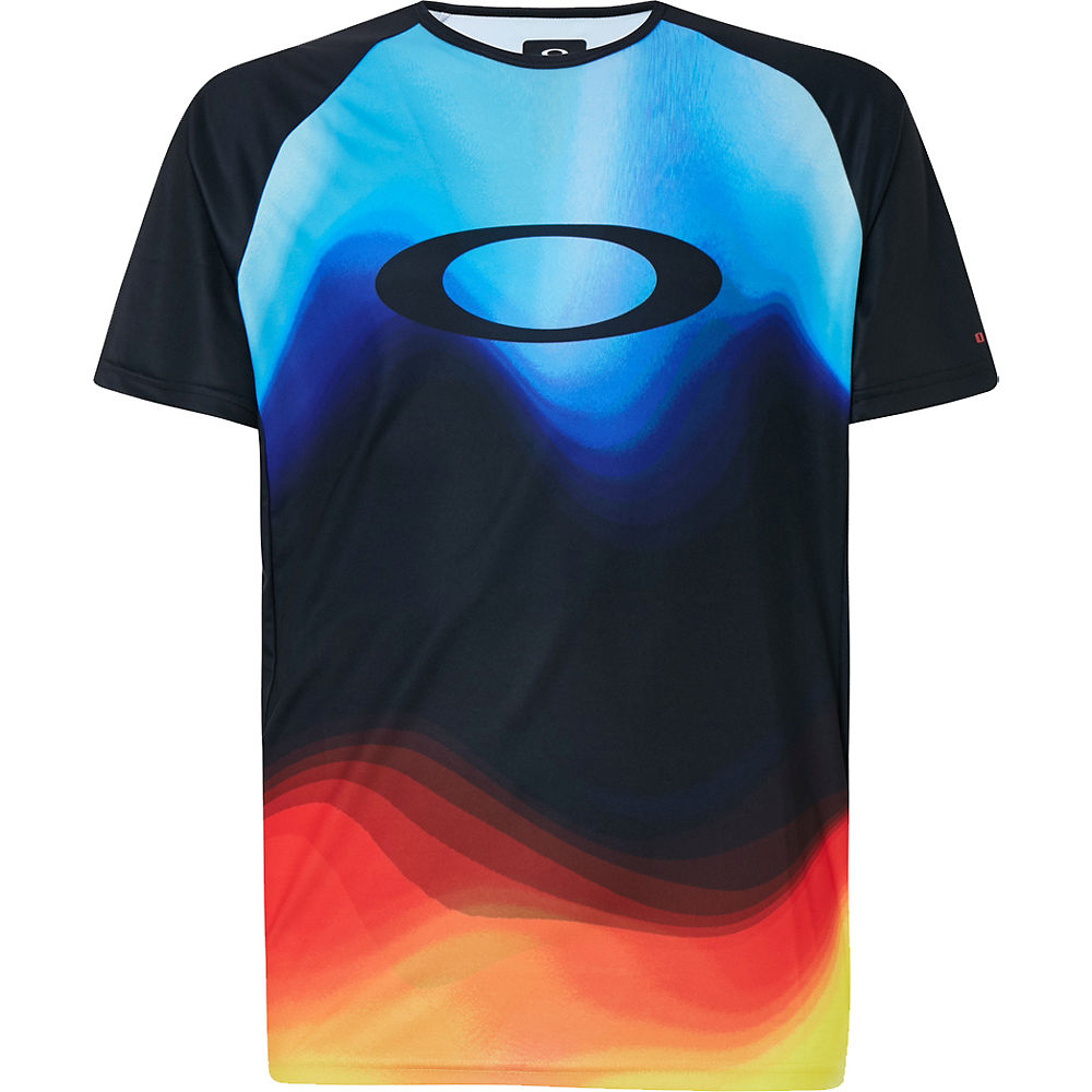 Oakley MTB Short Sleeve Tech Tee - Multicolour Gradient - XL