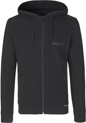 GripGrab Icon Organic Cotton Zipper Hoodie 2020 - Noir - S