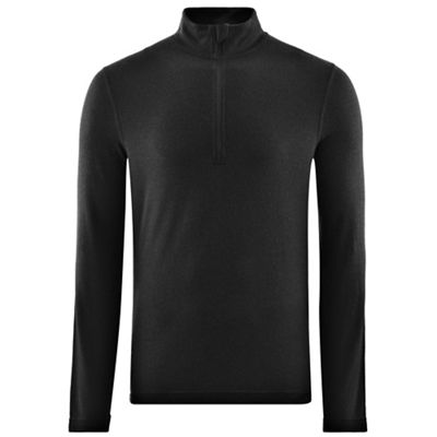 Föhn Merino Long Sleeve Zip Baselayer (250) - Black - XXL}, Black