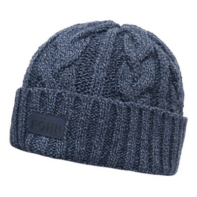 Föhn Logo Beanie - Marine - One Size, Marine