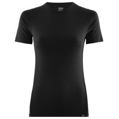 Föhn Women's Merino SS Baselayer (200) - Noir - UK 14, Noir