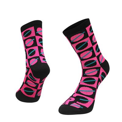 Ratio Planets 16cm Sock  - Rose/Noir, Rose/Noir