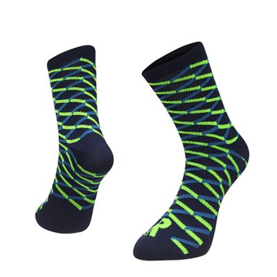 Ratio Ribbons 16cm Sock  - Bleu marine/Jaune, Bleu marine/Jaune