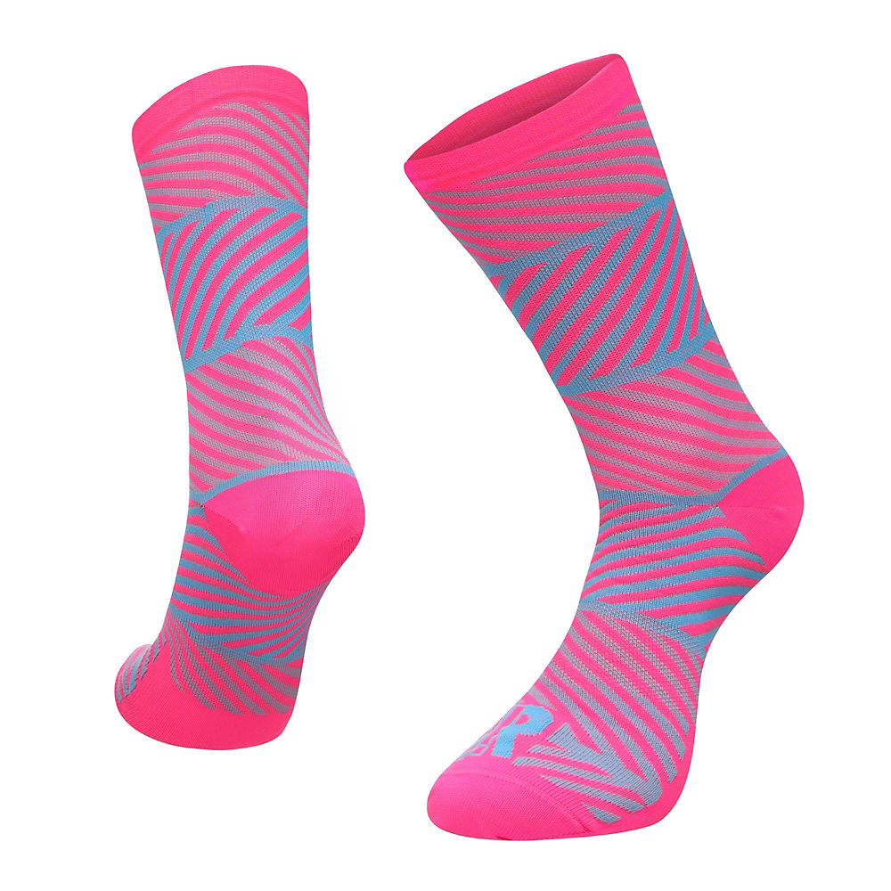 Ratio Grid 20cm Sock - Pink-Blue